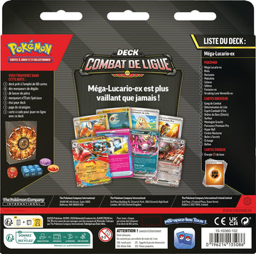 Deck combat de ligue Méga Lucario Ex - FR